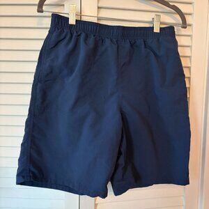Patagonia boys' athletic shorts XXL 16-18 blue elastic waist